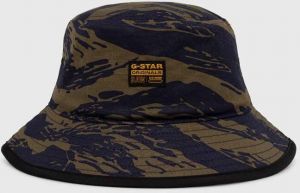 Bavlnený klobúk G-Star Raw tmavomodrá farba, bavlnený