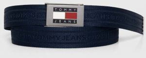 Opasok Tommy Jeans pánsky, tmavomodrá farba