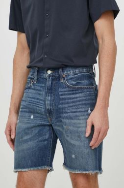 Rifľové krátke nohavice Polo Ralph Lauren pánske