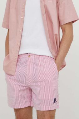 Šortky Polo Ralph Lauren pánske, ružová farba