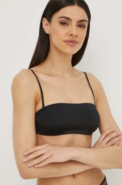 Podprsenka Calvin Klein Underwear čierna farba, vzorovaný