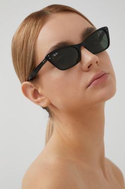 Slnečné okuliare Ray-Ban LADY BURBANK dámske, čierna farba, 0RB2299