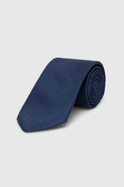 Hodvábna kravata Moschino čierna farba, M5347 55060