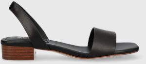 Kožené sandále Aldo Dorenna dámske, čierna farba,, 13578728