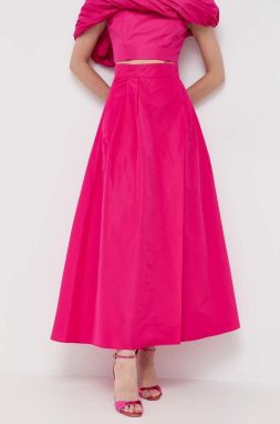 Sukňa Pinko ružová farba, maxi, áčkový strih, 100543.Y3LE