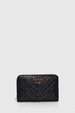 Peňaženka Guess JANIA dámsky, čierna farba, SWGA91 99400