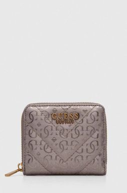 Peňaženka Guess JANIA dámsky, strieborná farba, SWGS91 99370