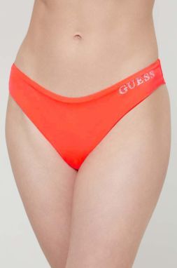 Plavkové nohavičky Guess oranžová farba, E4GO02 MC044