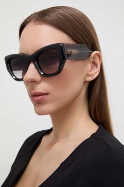 Slnečné okuliare Etro dámske, čierna farba, ETRO 0017/S