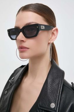 Slnečné okuliare DSQUARED2 dámske, čierna farba, ICON 0017/S