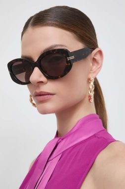 Slnečné okuliare Marc Jacobs dámske, hnedá farba, MJ 1099/S