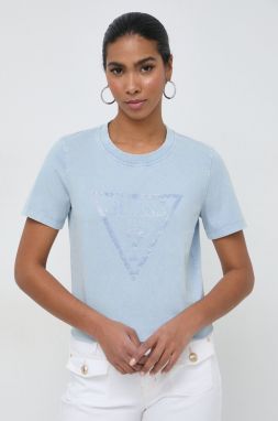 Bavlnené tričko Guess dámsky, W4GI26 I3Z14