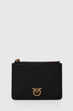 Kožená peňaženka Pinko dámsky, čierna farba, 102857.A158
