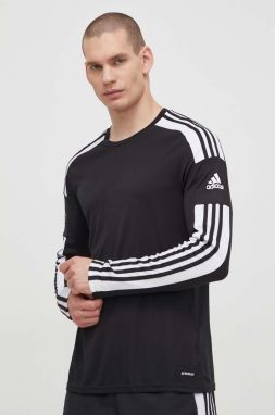 Tričko s dlhým rukávom adidas Performance GN5792 pánske, čierna farba, jednofarebné, GN5792