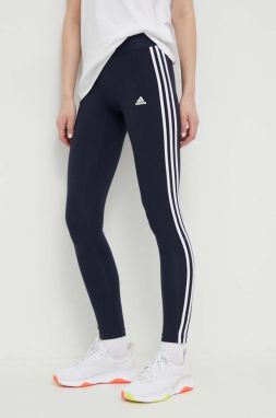 Legíny adidas H07771 dámske, tmavomodrá farba, jednofarebné, H07771