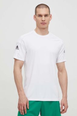 Tričko adidas Performance GN5726 pánske, biela farba, jednofarebné, GN5726
