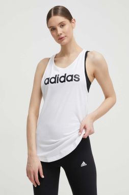 Bavlnený top adidas GL0567 biela farba, GL0567