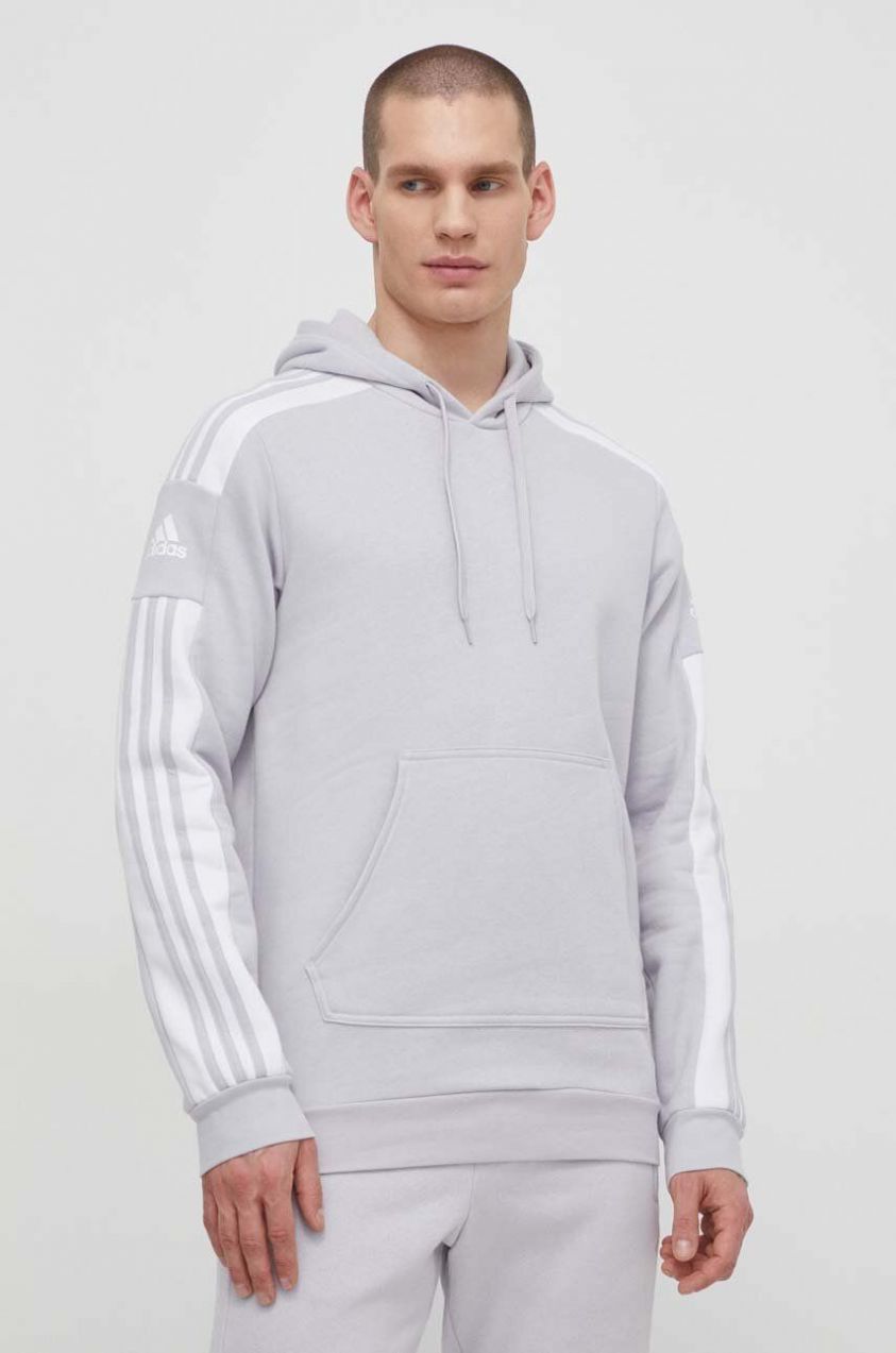 Mikina adidas Performance GT6635 pánska, šedá farba, jednofarebná, GT6635
