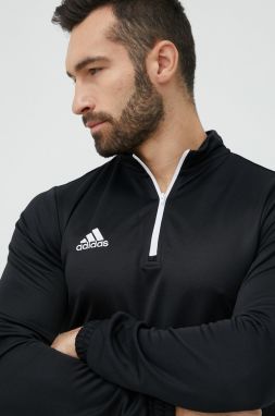 Tréningové tričko s dlhým rukávom adidas Performance Entrada 22 čierna farba, jednofarebné, H57544