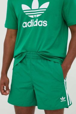 Šortky adidas Originals pánske, zelená farba, IM4424