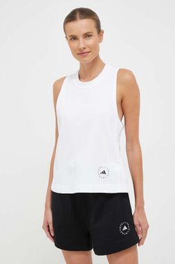 Top adidas by Stella McCartney dámsky, biela farba, IB6858