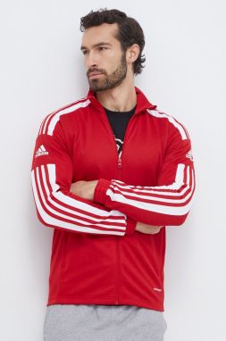 Tréningová mikina adidas Performance červená farba, s nášivkou,  GP6464