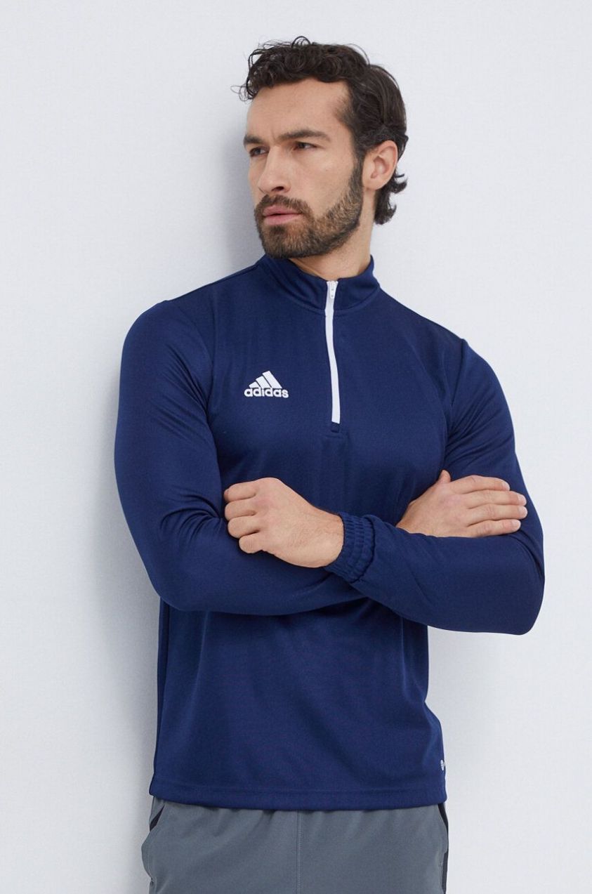 Tréningová mikina adidas Performance Entrada 22 tmavomodrá farba, s nášivkou, HB5327