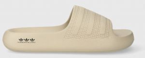 Šľapky adidas Originals Adilette Ayoon dámske, béžová farba, GX7064