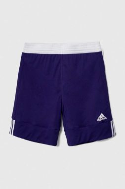 Tréningové šortky Adidas Performance 3G Speed Reversible fialová farba, DY6599