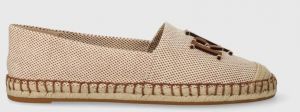 Espadrilky Lauren Ralph Lauren Cameryn Logo hnedá farba, 802920405003