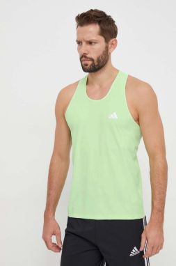 Bežecké tričko adidas Performance Own The Run zelená farba, IN1530