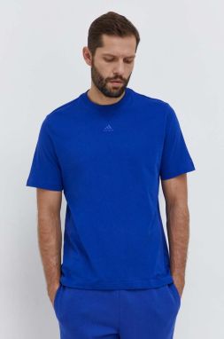 Bavlnené tričko adidas pánske, jednofarebné, IR9109