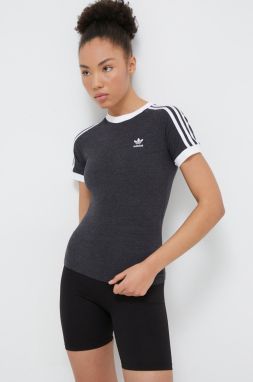 Tričko adidas Originals dámske, šedá farba, IU2429