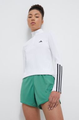 Tréningová mikina adidas Performance Hyperglam biela farba, s potlačou, IN6840