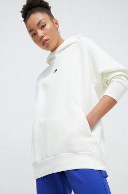 Mikina adidas Z.N.E dámska, béžová farba, s kapucňou, jednofarebná, IS3904