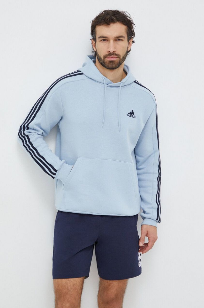 Mikina adidas pánska, s kapucňou, s nášivkou,  IS0004