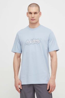 Bavlnené tričko adidas pánske, s potlačou, IS2867