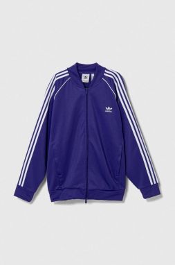 Mikina adidas Originals pánska, fialová farba, s nášivkou,  IR9885