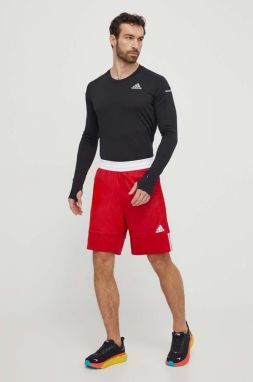Tréningové šortky adidas Performance červená farba, DY6603