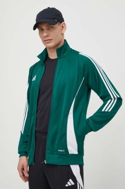 Tréningová mikina adidas Performance Tiro 24 zelená farba, s nášivkou,  IR7500