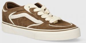 Semišové tenisky Vans Rowley Classic hnedá farba, VN0009QJN441