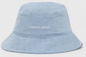 Džínsový klobúk Tommy Jeans bavlnený