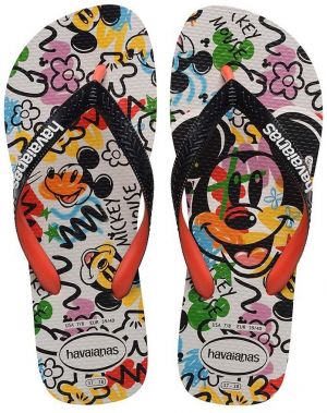 Žabky Havaianas DISNEY STYLISH dámske, na plochom podpätku, 4123500.7461