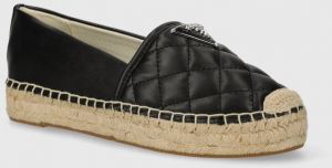 Espadrilky Guess JOLANDA čierna farba, na platforme, FLGJOD LEA14