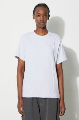 Tričko adidas Originals Premium Essentials Tee dámske, šedá farba, IK5776