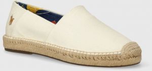 Espadrilky Polo Ralph Lauren Cevio Slip béžová farba, 803932163002