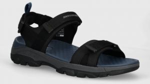 Sandále Skechers Tresmen Ryer pánske, čierna farba