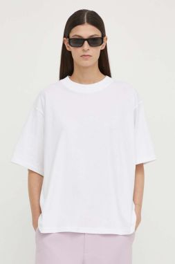 Bavlnené tričko Herskind Larsson dámsky, biela farba, 5135530