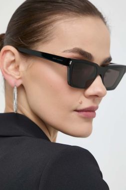 Slnečné okuliare Saint Laurent dámske, čierna farba, SL 633 CALISTA