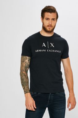 Tričko Armani Exchange pánske, tmavomodrá farba, s potlačou, 8NZTCJ Z8H4Z NOS
